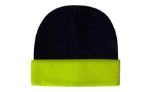 Load image into Gallery viewer, Luminescent Safety Acrylic Beanie - Toque