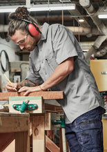 Load image into Gallery viewer, Mens Lightweight Tradie Short Sleeve Shirt