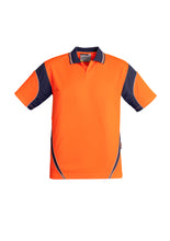 Load image into Gallery viewer, Mens Hi Vis Aztec Polo - Short Sleeve