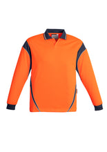 Load image into Gallery viewer, Mens Hi Vis Aztec Polo - Long Sleeve