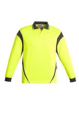 Load image into Gallery viewer, Mens Hi Vis Aztec Polo - Long Sleeve