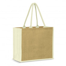 Load image into Gallery viewer, Modena Jute Tote Bag
