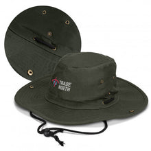 Load image into Gallery viewer, Oilskin Wide Brim Hat
