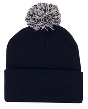 Load image into Gallery viewer, Acrylic Beanie with Pom Pom
