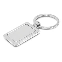 Load image into Gallery viewer, Rectangular Metal Key Ring
