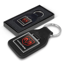 Load image into Gallery viewer, Baron Leather Key Ring - Square
