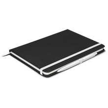 Load image into Gallery viewer, Omega Black Notebook with Pen
