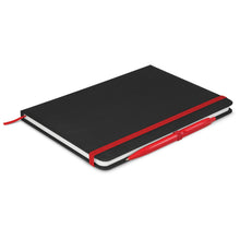 Load image into Gallery viewer, Omega Black Notebook with Pen
