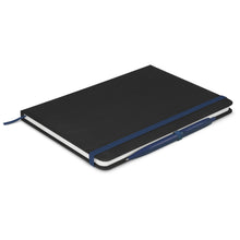 Load image into Gallery viewer, Omega Black Notebook with Pen
