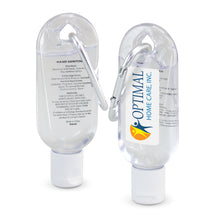 Load image into Gallery viewer, Carabiner Hand Sanitiser 30ml
