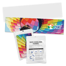 Load image into Gallery viewer, Yeti Premium Cooling Towel - Full Colour - Pouch
