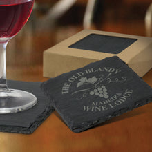 Load image into Gallery viewer, Slate Coaster Set of 4
