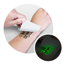 Load image into Gallery viewer, Temporary Tattoo Glow in the Dark - 51mm x 76mm
