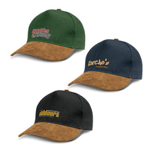 Load image into Gallery viewer, Outback Suede Peak Cap
