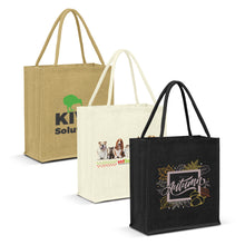 Load image into Gallery viewer, Lanza Jute Tote Bag - Colour Match
