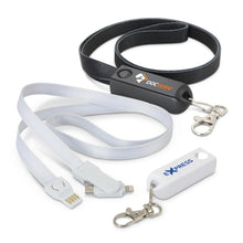 Load image into Gallery viewer, Artex 3-in-1 Charging Lanyard
