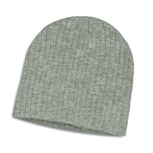 Load image into Gallery viewer, Nebraska Heather Cable Knit Beanie
