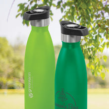 Load image into Gallery viewer, Mirage Powder Coated Vacuum Bottle - Push Button Lid
