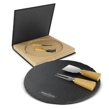 Load image into Gallery viewer, Ashford Slate Cheese Board Set
