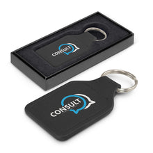 Load image into Gallery viewer, Prince Leather Key Ring - Square
