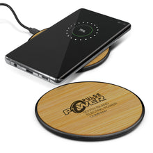 Load image into Gallery viewer, Bamboo Wireless Charger
