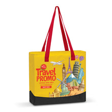 Load image into Gallery viewer, Plaza Tote Bag - Full Colour Large
