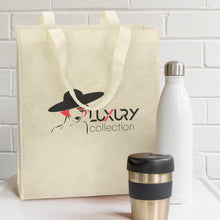 Load image into Gallery viewer, Kira A4 Natural Look Tote Bag
