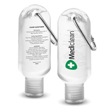 Load image into Gallery viewer, Carabiner Hand Sanitiser 55ml
