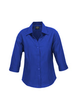 Load image into Gallery viewer, Ladies Plain Oasis 3/4 Sleeve Shirt
