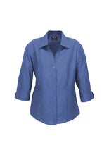 Load image into Gallery viewer, Ladies Plain Oasis 3/4 Sleeve Shirt
