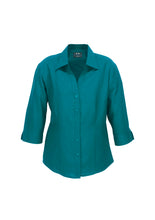 Load image into Gallery viewer, Ladies Plain Oasis 3/4 Sleeve Shirt
