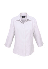 Load image into Gallery viewer, Ladies Plain Oasis 3/4 Sleeve Shirt
