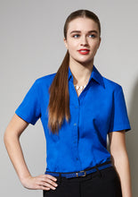 Load image into Gallery viewer, Ladies Plain Oasis Short Sleeve Shirt
