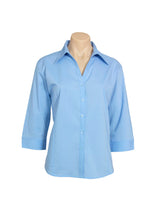 Load image into Gallery viewer, Ladies Metro 3/4 Sleeve Shirt
