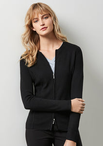 Ladies 2-Way Zip Cardigan