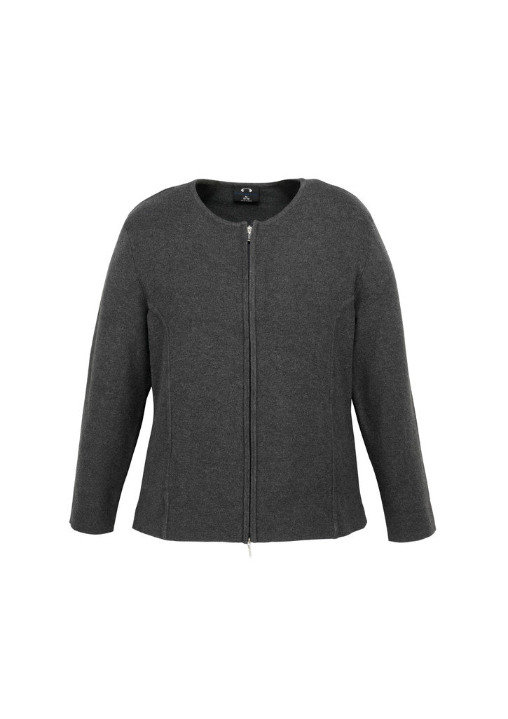 Ladies 2-Way Zip Cardigan