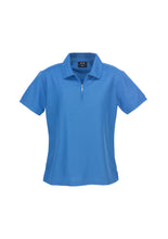 Load image into Gallery viewer, Ladies Micro Waffle Polo
