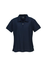 Load image into Gallery viewer, Ladies Micro Waffle Polo
