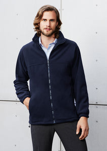 Mens Plain Micro Fleece Jacket