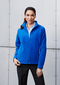 Ladies Plain Micro Fleece Jacket