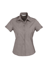 Load image into Gallery viewer, Ladies Chevron Short Sleeve Shirt
