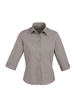 Load image into Gallery viewer, Ladies Chevron 3/4 Sleeve Shirt
