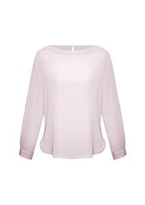 Ladies Madison Boatneck Blouse