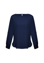 Load image into Gallery viewer, Ladies Madison Boatneck Blouse
