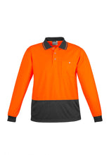 Load image into Gallery viewer, Unisex Hi Vis Basic Spliced Polo - Long Sleeve
