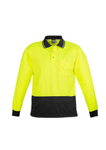 Load image into Gallery viewer, Unisex Hi Vis Basic Spliced Polo - Long Sleeve
