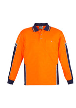 Load image into Gallery viewer, Mens Hi Vis Squad L/S Polo
