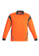 Load image into Gallery viewer, Mens Hi Vis Aztec Polo - Long Sleeve
