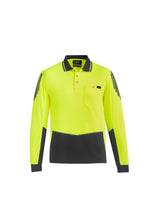 Load image into Gallery viewer, Mens Hi Vis Flux L/S Polo
