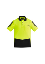 Load image into Gallery viewer, Mens Hi Vis Flux S/S Polo
